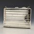 1913 British Antique Pure Silver Card Case with Chain 73g William Henry Sparrow